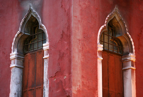 Finestre bizantine di un palazzo veneziano