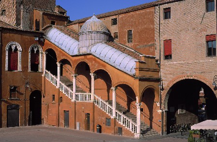 Cortile del Palazzo Comunale di Ferrara