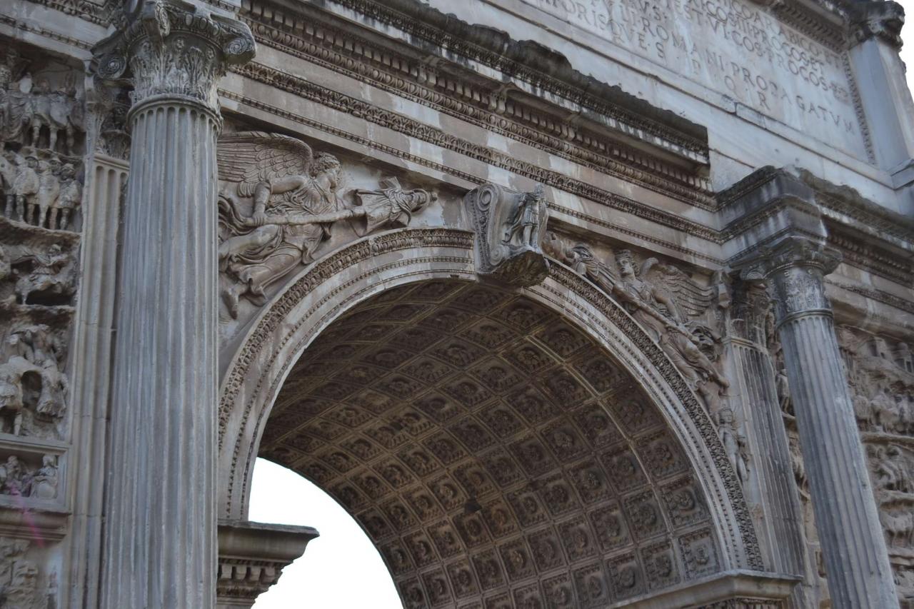 L'arco di Settimio Severo - Foro romano
