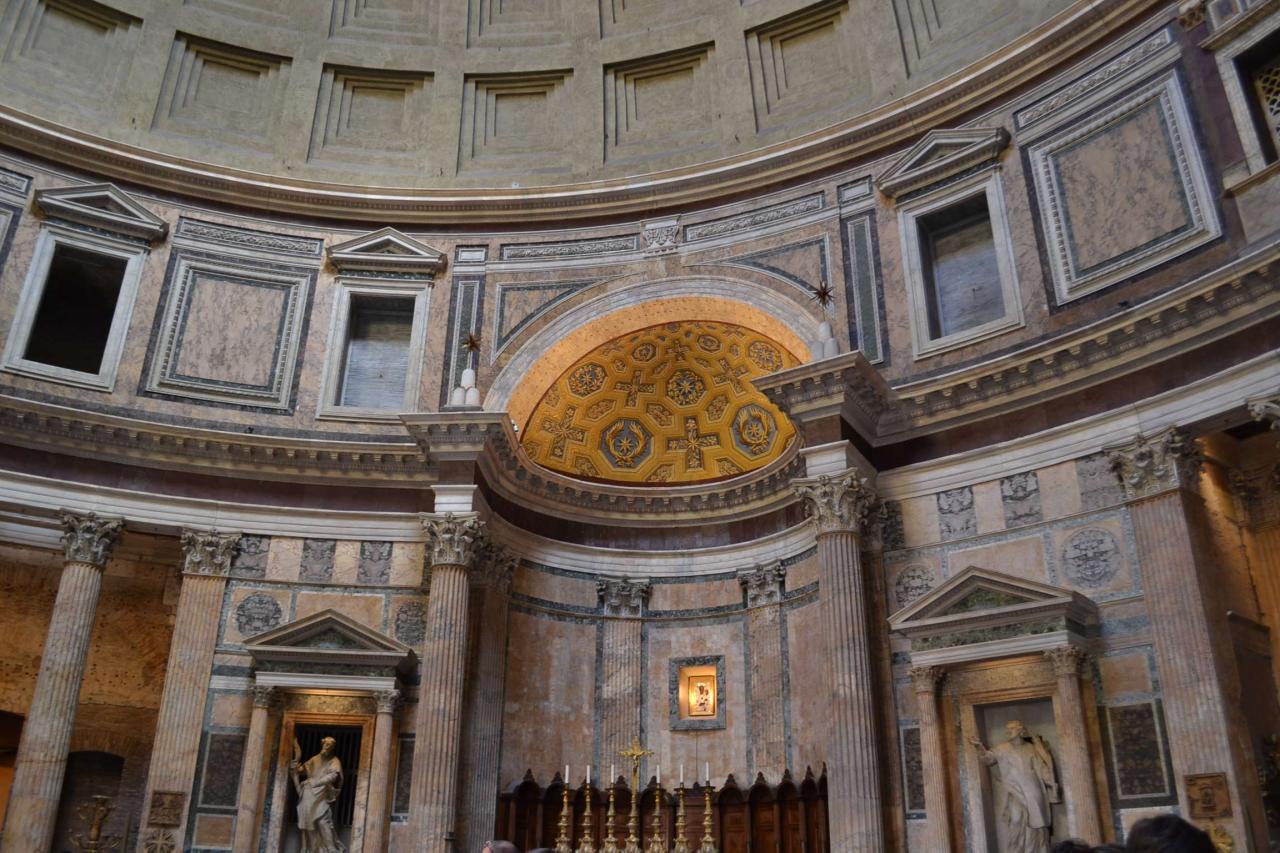 L'interno del Pantheon - Roma