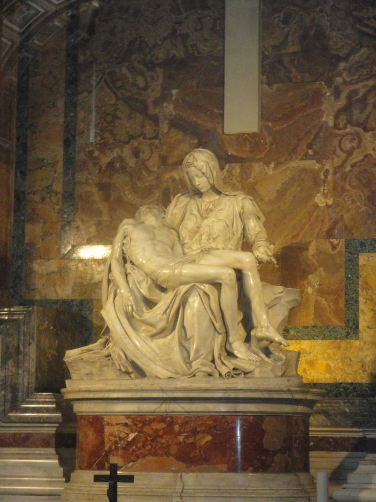 La Pietà di Michelangelo nella basilica di San Pietro