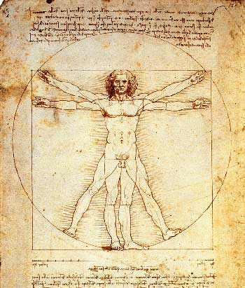 L'uomo di Vitruvio di Leonardo