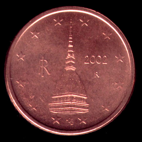 Moneta da 0,02 euro - Mole antonelliana